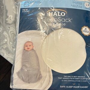 Halo SleepSack Swaddle in Soft Gray